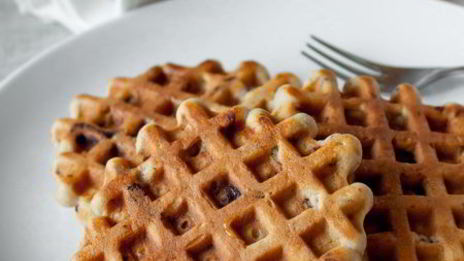 арахисовые вафли с шоколадной крошкой