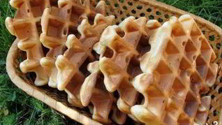 Бельгийские вафли без яиц