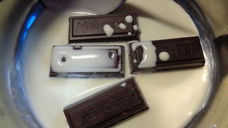 бельгийские вафли с шоколадом и орешками без вафельницы