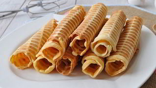 Хрустящие вафли по-домашнему