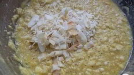 кокосовые вафли со взбитыми сливками