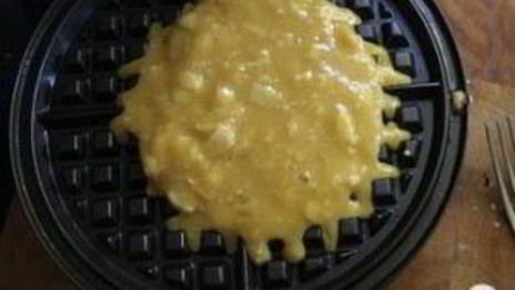 кокосовые вафли со взбитыми сливками