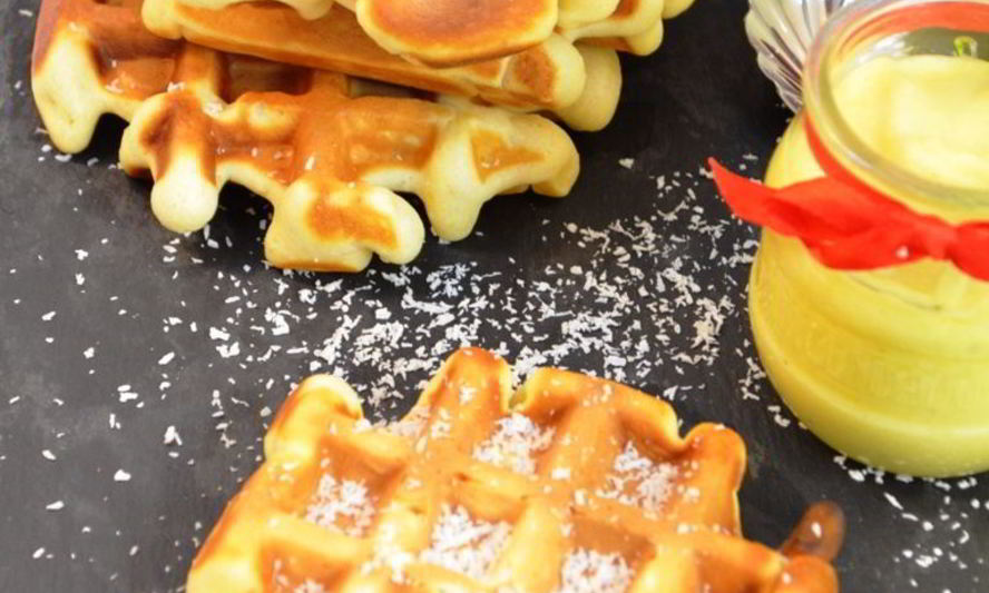 Рецепт кокосовых вафель