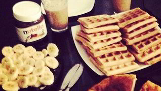 Мамины вафли в электровафельнице