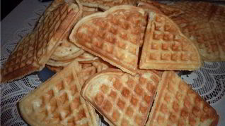 Мягкие вафли для электровафельницы