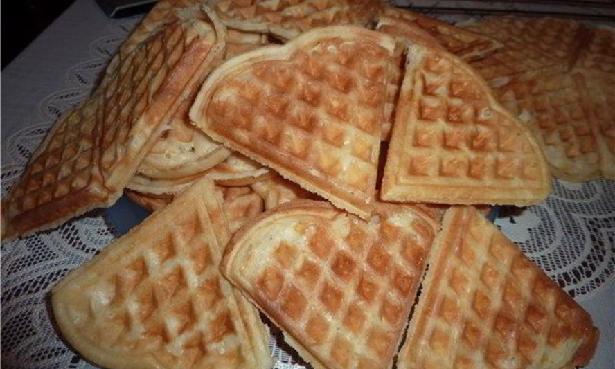 Рецепт мягких вафель для электровафельницы