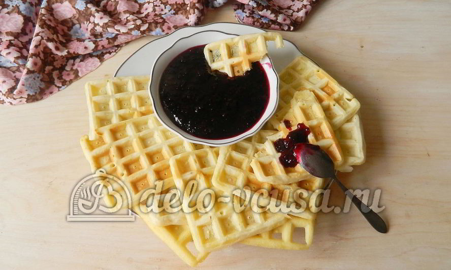 Рецепт мягких вафель в вафельнице