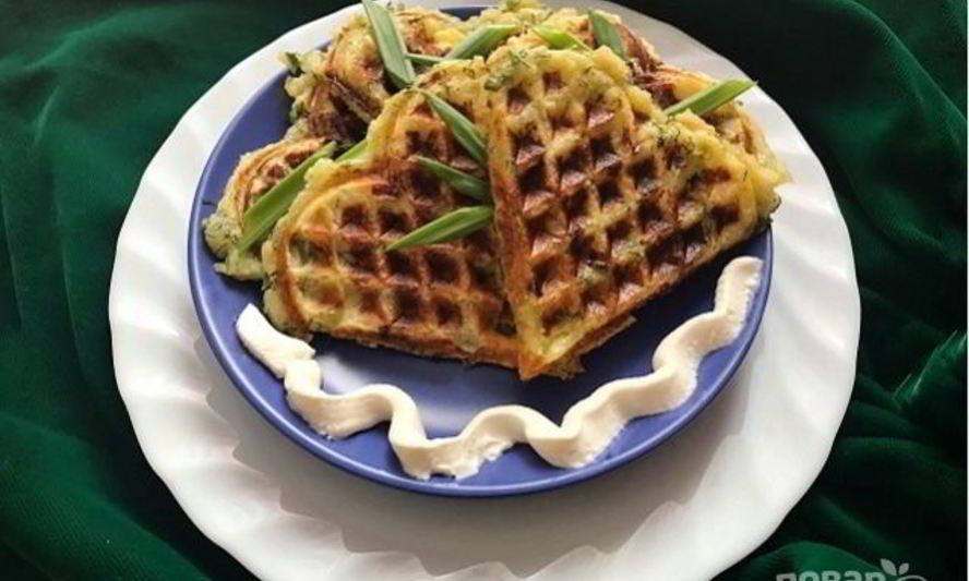 Рецепт постных картофельных вафель