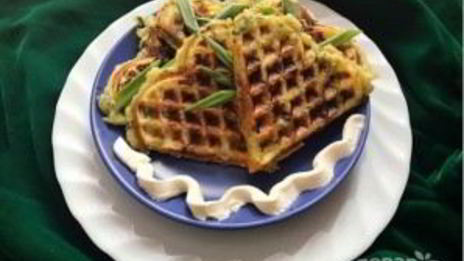 постные картофельные вафли