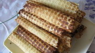 Трубочки со сгущенкой