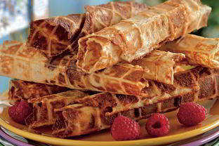 Творожные вафли с финиками