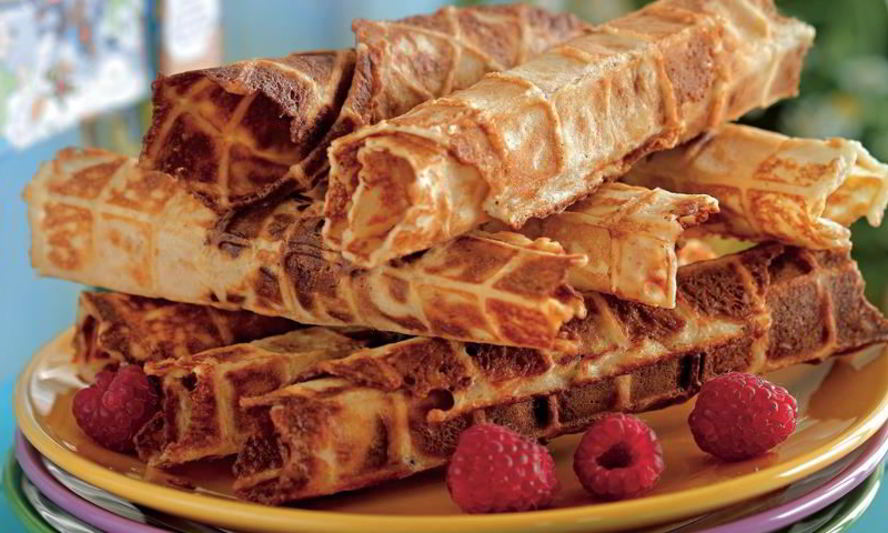 Рецепт творожных вафель с финиками