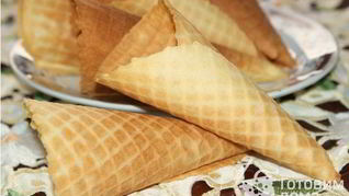 Вафельные трубочки в электровафельнице