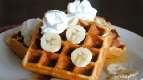 вафли на кефире в электровафельнице