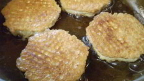 вафли с фаршем в кляре