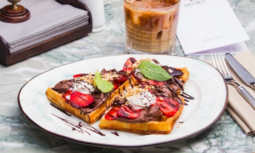 Рецепт вафель с нутеллой