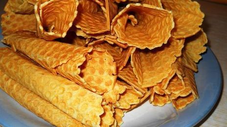 вафли со сгущенкой