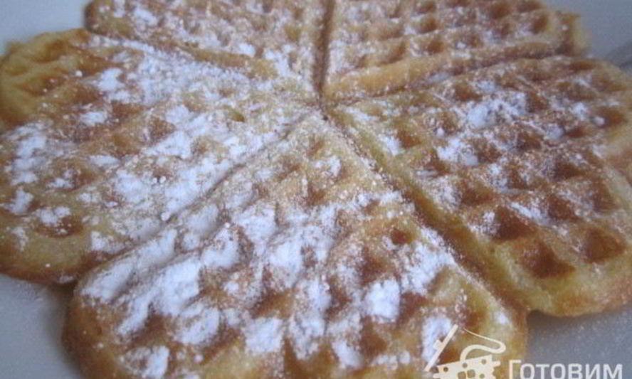 Рецепт яблочных вафель