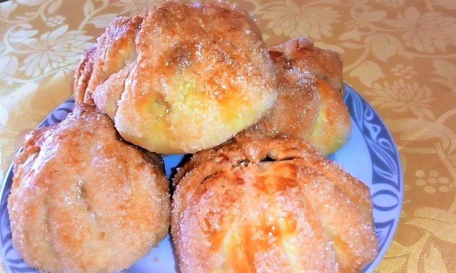 Рецепт яблок в тесте булочки с яблоком