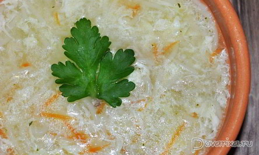 Рецепт куриного супа-эклера