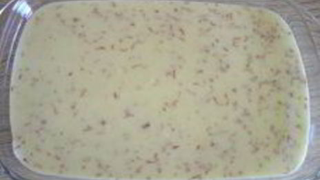 ореховые пирожные с профитролями