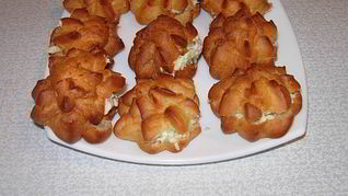 Профитроли фаршированные