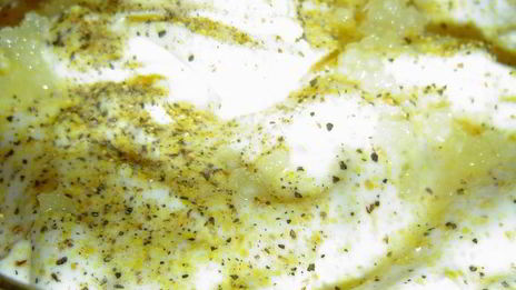 профитроли с красной рыбой