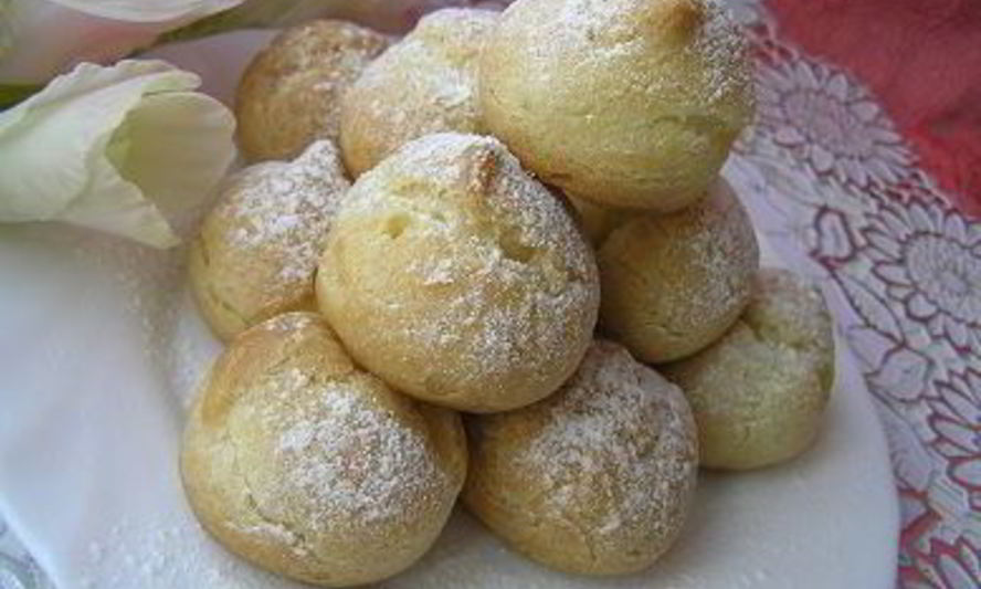 Рецепт профитролей с лимонным кремом