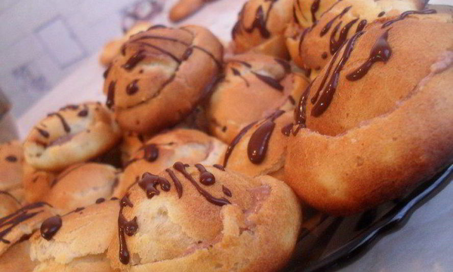 Рецепт профитролей с шоколадным кремом