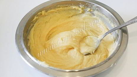 профитроли с сырной начинкой и форелью