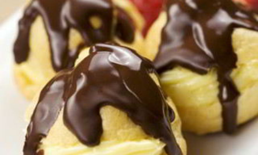 Рецепт профитролей с ванильным кремом