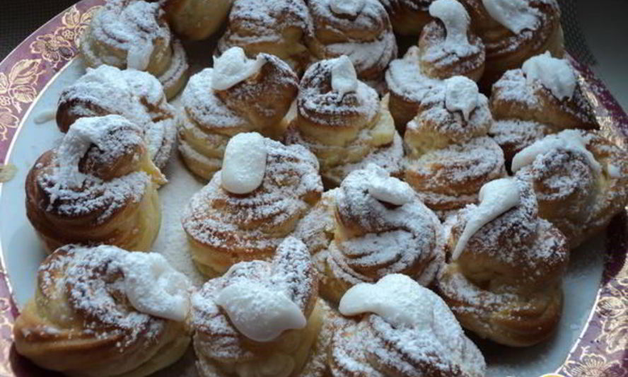 Рецепт профитролей с ванильным заварным кремом