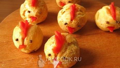 профитроли закусочные цыплята
