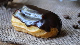 Шоколадная глазурь для эклеров