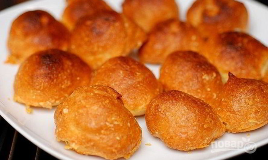 Рецепт сырных профитролей