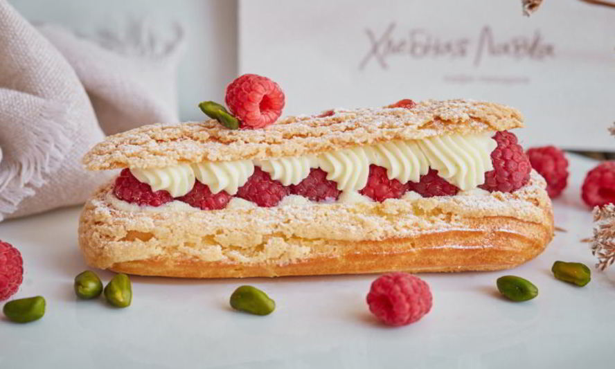 Рецепт эклера страсть с малиной