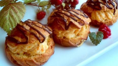 эклеры из тыквы