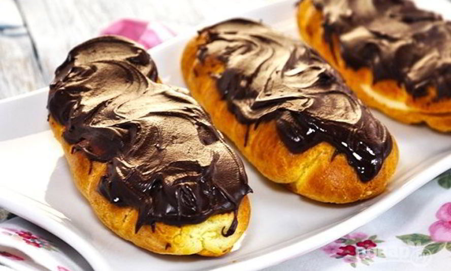 Рецепт эклеров из заварного теста с кремом