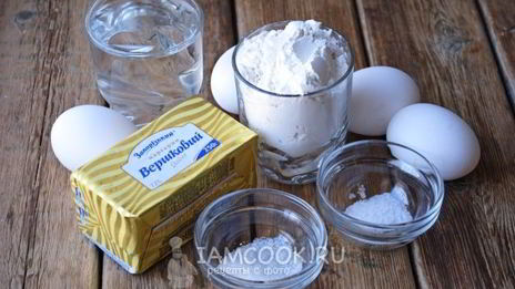 эклеры на маргарине