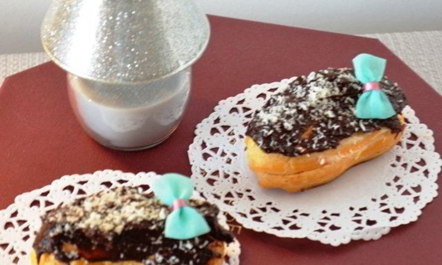 Рецепт эклеров с кокосовым кремом