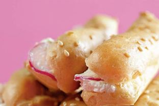 Эклеры с креветками