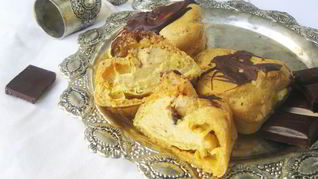 Эклеры с ореховым кремом пралине