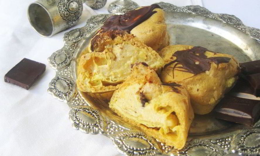 Рецепт эклеров с ореховым кремом пралине