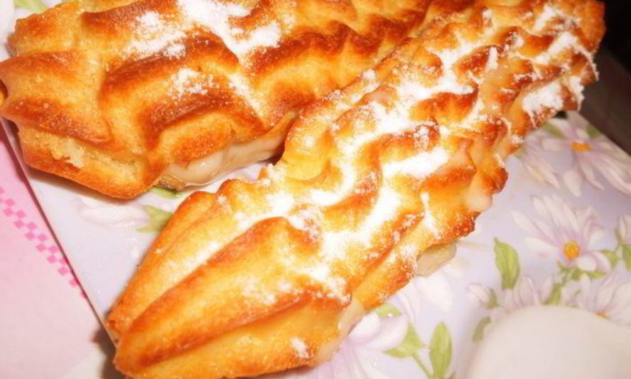 Рецепт эклеров с ореховым кремом