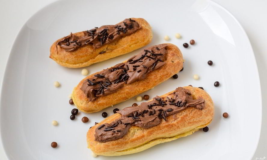 Рецепт эклеров с шоколадным кремом