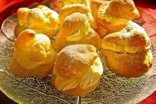 Эклеры с сырно-сливочным кремом