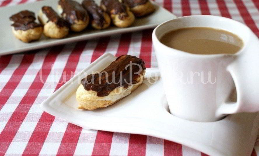 Рецепт эклеров с творожным сыром