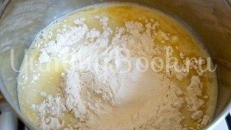 эклеры с творожным сыром