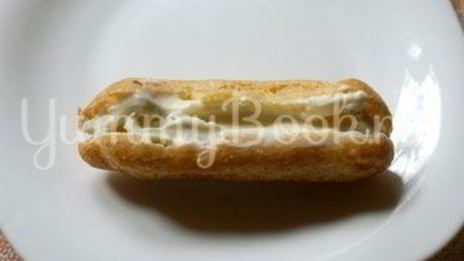 эклеры с творожным сыром