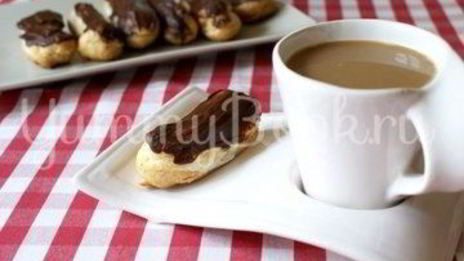 эклеры с творожным сыром